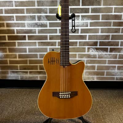 Godin A12 SG Solid Cedar Cutaway 12-String with Electronics 2010s - Natural Semi-Gloss image 1