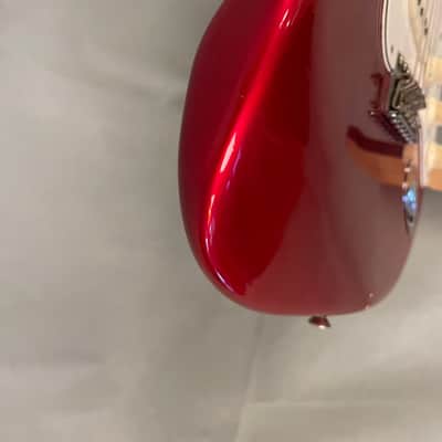 Vintage 1966 Fender Strat – Rare Candy Apple Red – All Original, Excellent+ image 8