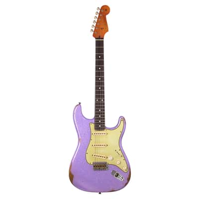 Fender Custom Shop MVP 1960 Stratocaster Relic - Lavender Stardust - Masterbuilt Levi Perry - Dealer Select Master Vintage Player Series Electric Guitar - NEW! image 7