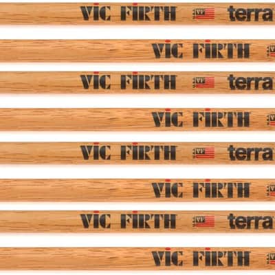 Vic Firth American Classic Terra Drumsticks - 7A Wooden Tip (4-pack) image 1