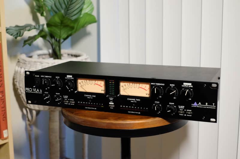 ART Pro VLA II 2-Channel Vactrol Compressor 2009 - Present - Black image 1