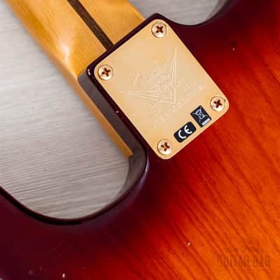2024 Fender Custom Shop Limited Edition 70th Anniversary ‘54 Stratocaster Journeyman Relic Violin Burst, Lightweight image 13