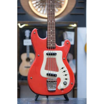 TEISCO FB-2 VINTAGE c.1968 MIJ SCROLL HEADSTOCK VIOLIN BASS w