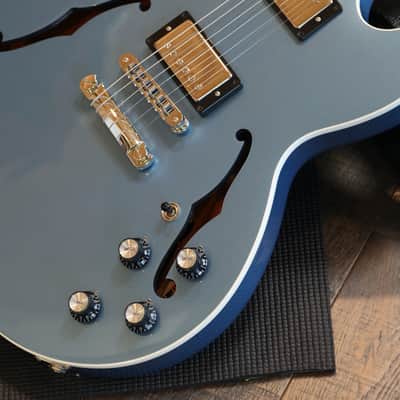 2015 Gibson Midtown Semi-Hollow Electric Guitar Pelham Blue + OHSC image 6