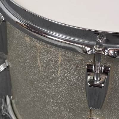 Used Vintage Ludwig 2pc Drum Set Silver Sparkle - Good image 14