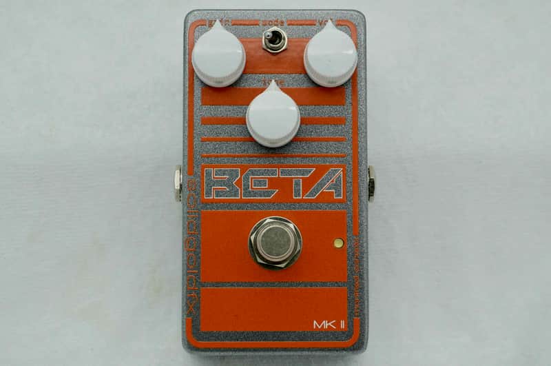 SolidGoldFX Beta MKII Bass Preamp/Overdrive 2010s - Silver/Orange image 1