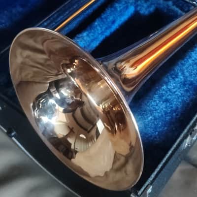 Yamaha YSL-641 large bore straight tenor trombone image 3