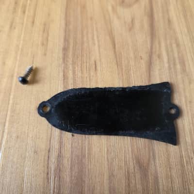 Vintage 1930's Gibson Black Guitar Truss Rod Cover! image 2