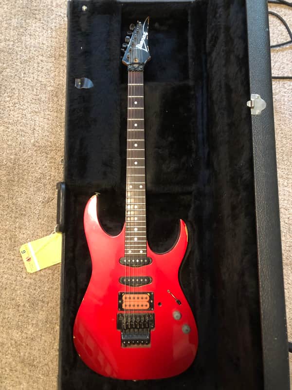 Ibanez 1993 RG560 series with floyd rose tremolo, custom pickups (hardshell case) image 1