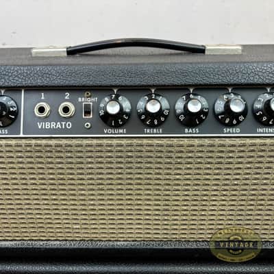 Vintage 1967 Fender Bandmaster AB763 Tube Guitar Amp Head & 2x12" Piggyback Cabinet image 3