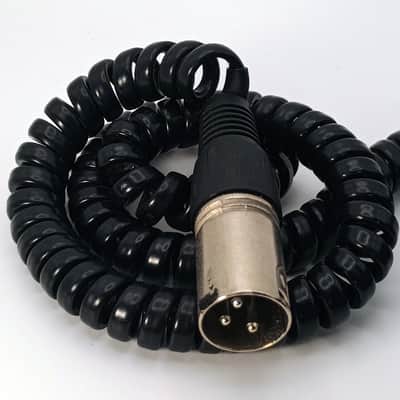 Custom Lo-Fi Telephone Microphone - TeleQuest Big Button 1980’s Phone Mic - White/Black w/ Base image 6