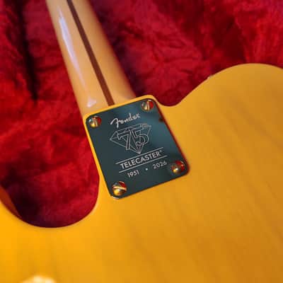 *NEW IN BOX* 2026 Fender Japan Limited Edition 75th Anniversary 1951 Telecaster Butterscotch Blonde Nitro Finish w/ Quilt Top, Fender Flagship Tokyo Store Exclusive Model 🔥 image 10