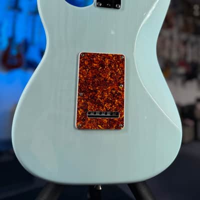 Fender American Professional II Thinline Stratocaster Transparent Daphne Blue Auth Deal Free Ship! 479 GET PLEK’D! image 6