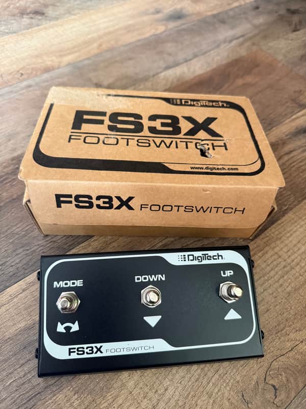 DigiTech FS3X 3 Button Footswitch 2010s - Black image 1