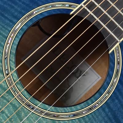 Takamine LTD 2016 Decoy Limited Edition Acoustic Guitar in Green Blue Burst! image 19