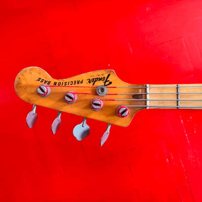 Fender Precision Bass with Maple Fretboard 1976 - Olympic White image 5