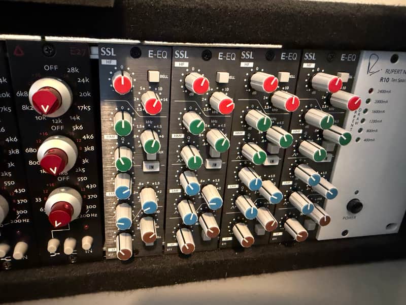 Solid State Logic (4) E-EQs 500-Series Equalizer Module 2012 - Present - Black image 1
