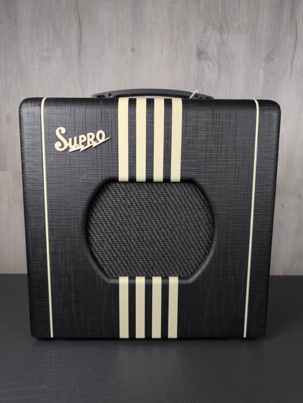 Supro 1818 Delta King 8 1-Watt 1x8" Guitar Combo 2021 - Present - Black image 1