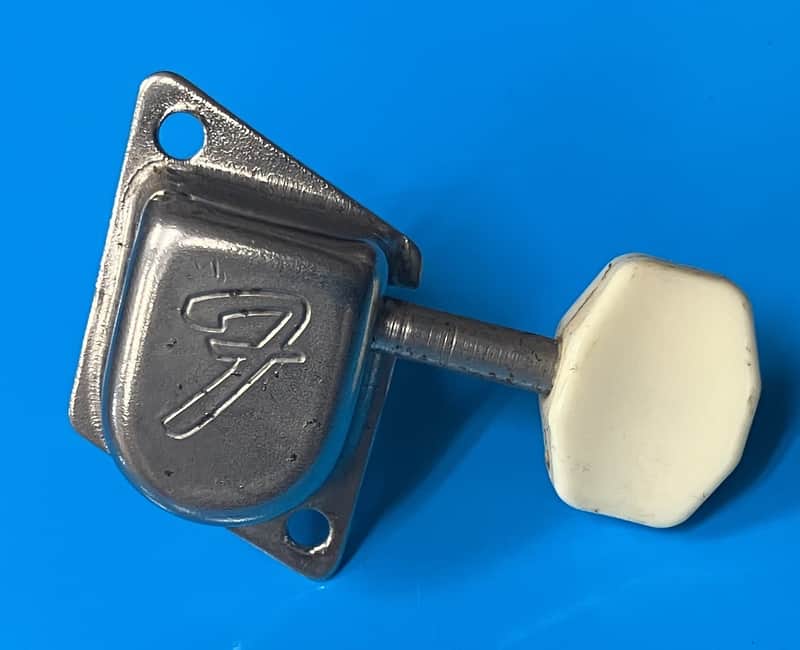 Fender- "F"style tuner w/plastic button, late 60's image 1