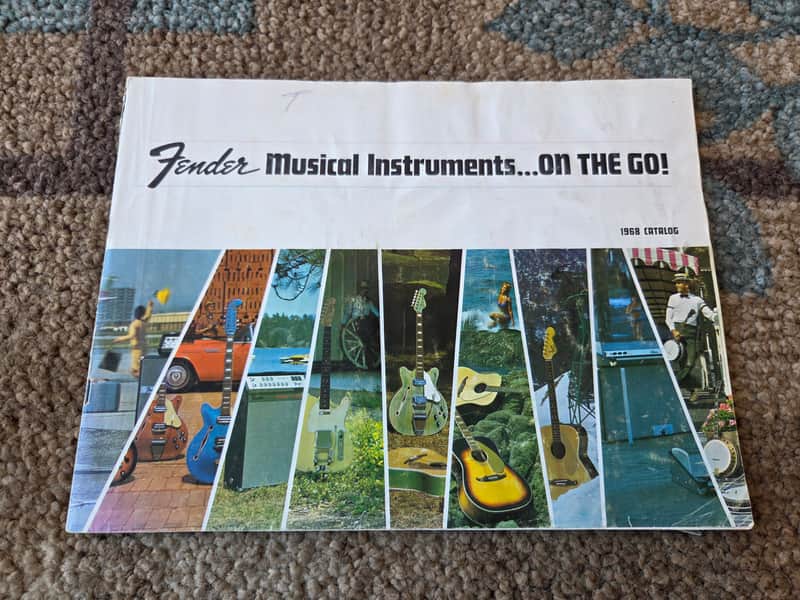 Vintage 1968 Fender Musical Instruments Full-Line Catalog! Rare, Original Case Candy, Paperwork! image 1