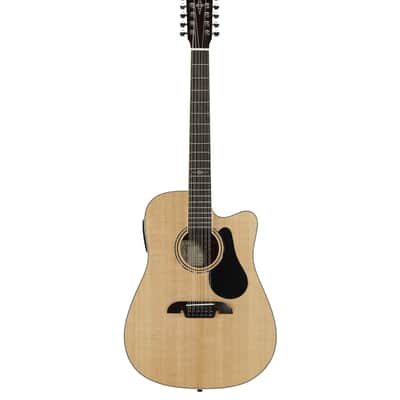 Alvarez AD60ce 12-string Acoustic-Electric Guitar - Natural image 2