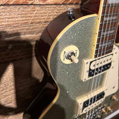 Epiphone Les Paul Limited Edition MIK 2001 - Gold Sparkle w/Hard Case image 5