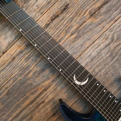 Used Kiesel 2022 Aries Multiscale 8-String Guitar - Aquaburst Gloss w/Bag image 6