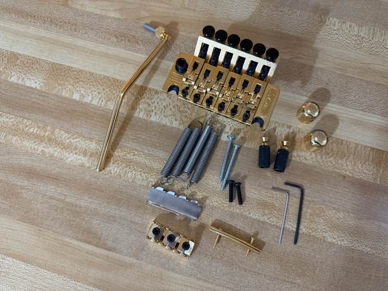 Schaller S-FRT II Floyd Rose Tremolo - Gold image 1
