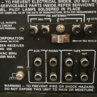 Bose 901 Series II with Tulip Stands and Rare Bose 550 Receiver and EQ image 16