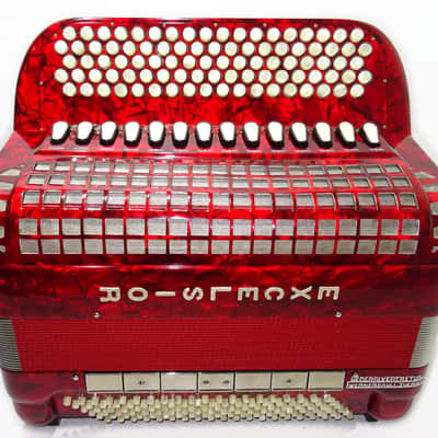 Perfect Excelsior 120 Bass Button Accordion, made in Italy, C System, Double Cassotto, 2538, includes Straps and Hard Case, Professional Accordian! image 3