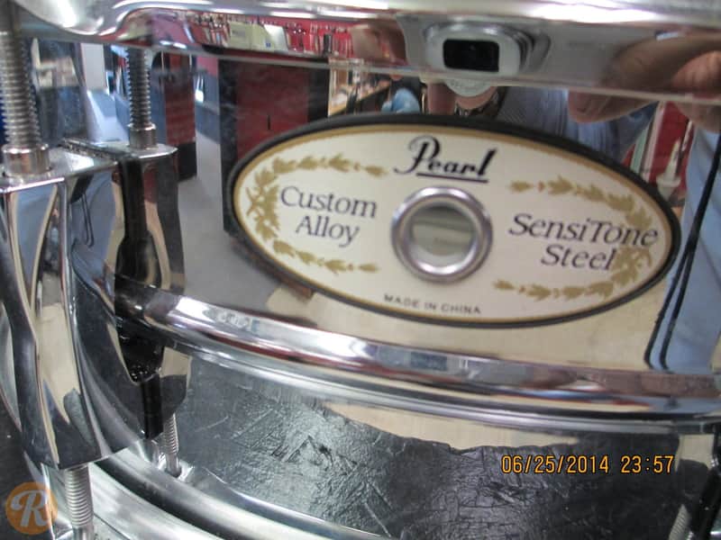 Pearl STS5514 14x5.5" Sensitone Steel Snare Drum image 2