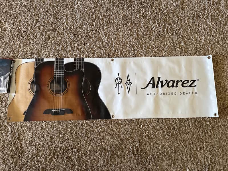 Alvarez Dealer Banner 2000’s - white image 1