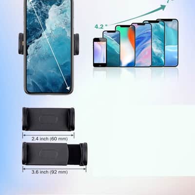 Mic Stand Phone Holder, Flexible Phone Holder for Microphone Stand, iPhone Music Stand Holder Mount, Mic Stand Cell Phone Clip image 2