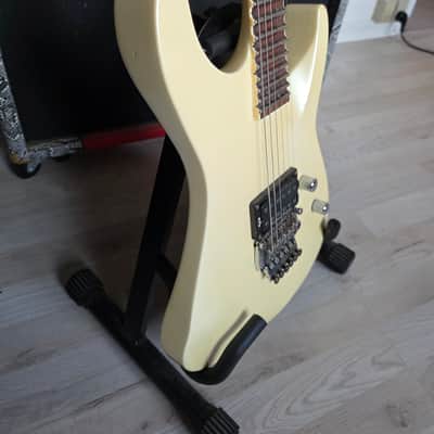 ESP M-1 Custom 1987 M1 Mirage SCALLOPED Owned by major German pro artist Jackson Headstock image 9