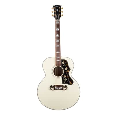 Used Gibson SJ-200 Standard Acoustic-Electric - Classic White image 2