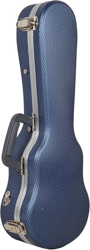 Soprano Ukulele, Super lightweight ABS Molded Hard Case in Blue image 1