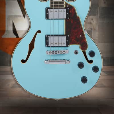 D'Angelico Premier Mini DC - Sky Blue (DAPMINIDCSKBCS) image 1