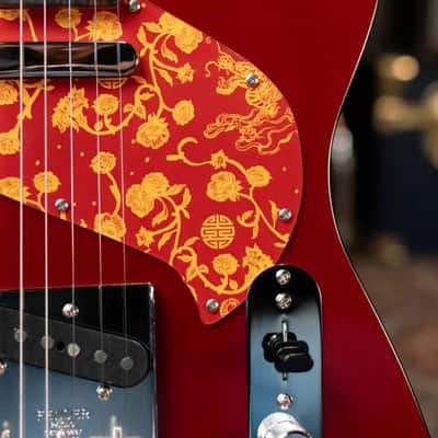 Fender Limited Edition Raphael Saadiq Telecaster - Dark Metallic Red with Hardshell Case - Used image 11
