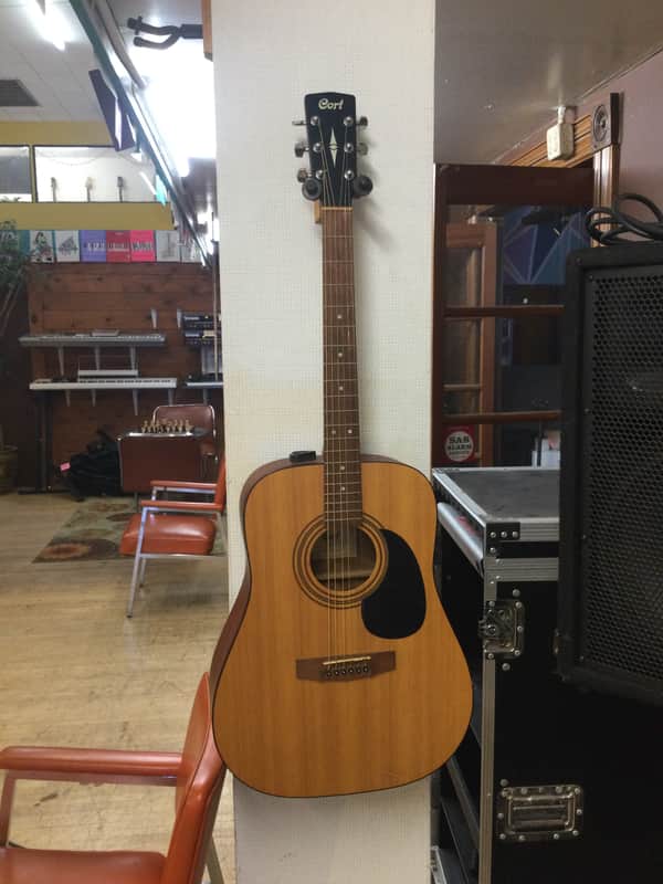 Cort AD810E OP Standard Series Spruce/Mahogany Dreadnought with Electronics 2010s - Open Pore Natural image 1