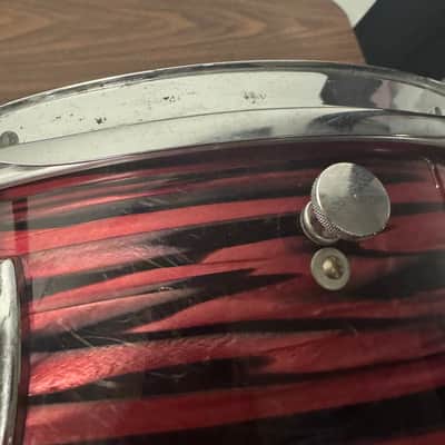 Ludwig S-120 Standard Series 9x13" Mounted Tom 1969 - 1974 - Ruby Strata image 6