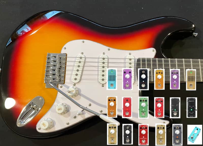 Harley Benton ST-20 SB - WITH TWO HB PEDALS OF YOUR CHOICE image 1