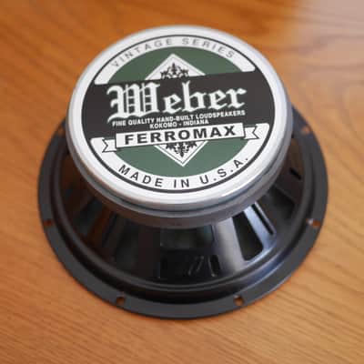 Weber 8F125 8" Ceramic Speaker (Vintage Series Ferromax 8F125H, 4 Ohms, 20 Watts, 8 Inch, Hemp Cone) for Fender Champ image 4