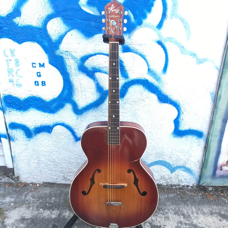 Kay Imperial 1950s Spruce top Flame Maple back/sides image 1