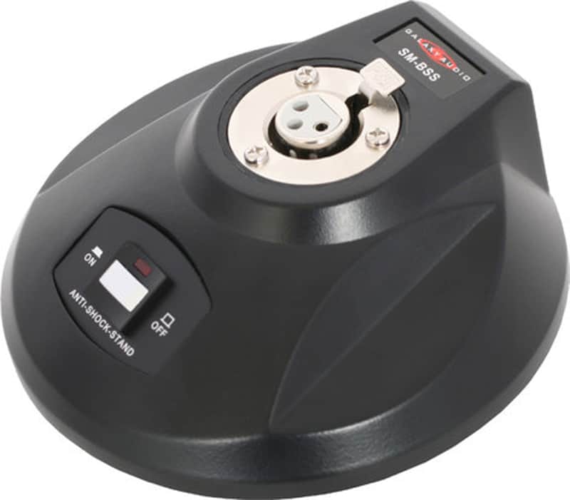 Galaxy Audio SM-BSS Anti-Shock Base with on/off Switch for Podium Style Microphones image 1