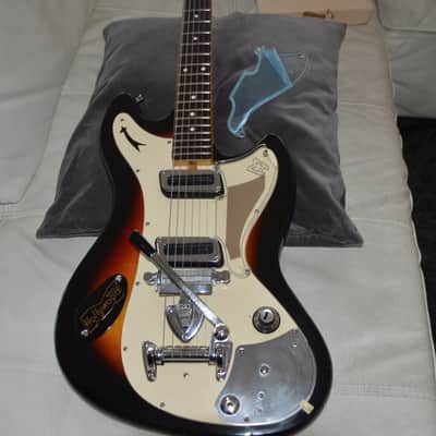 superb and very rare solid body style jaguar mid 60 'in good condition for its age +gigbag Gibson image 23
