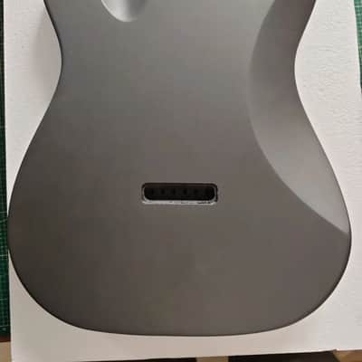 Silver Matte Paulownia Telecaster Tele Style Guitar Body image 6