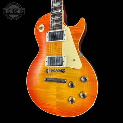 Gibson Custom 1960 Les Paul Standard Reissue VOS Tangerine Burst w/case 06115 image 3