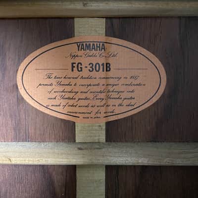 Yamaha FG-301B MIJ image 12