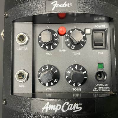 Fender Amp Can Portable Rechargeable Guitar/Mic Amplifier PR 522 w/ Original Charger (1 of 2) image 2