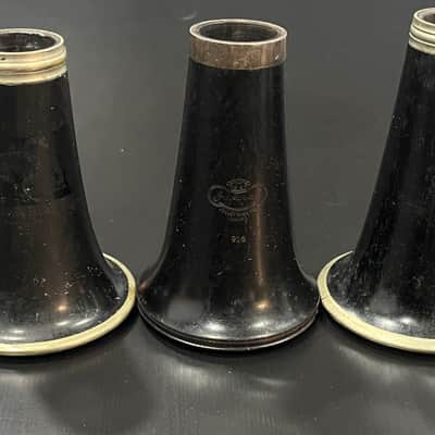 Lot of 10 Vintage Clarinet Bells - Wood image 1
